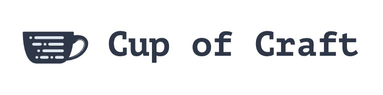 cupofcraft - my dev journey
